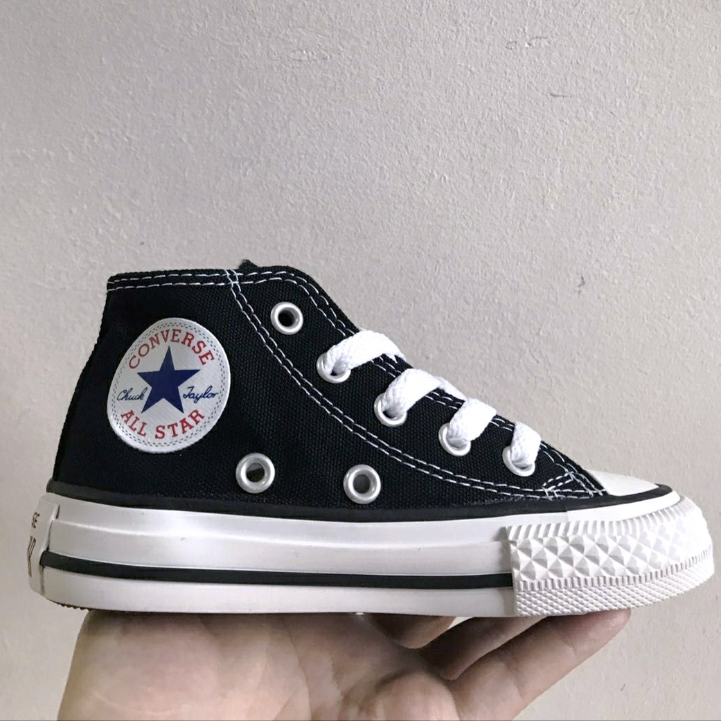 Classic American Converse Children's Canvas Shoes Boys 4-5-6 Years Old 7 Girls Parent-Child Shoes Adult Lace-up High-Top