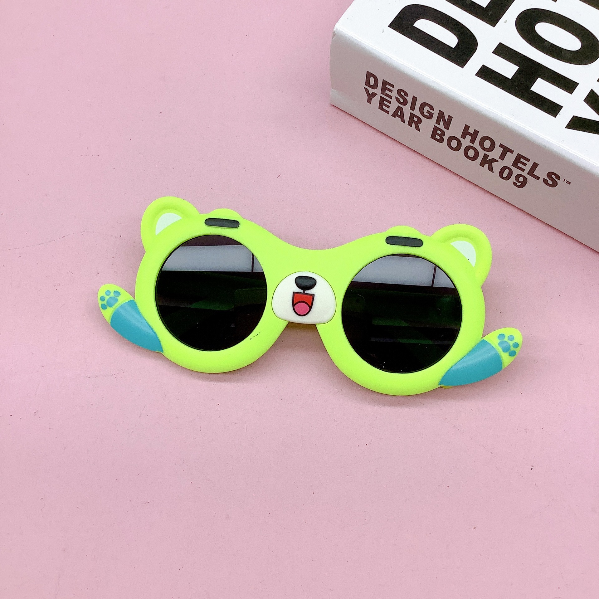 New Tiger Children's Sunglasses Cute Fashion Cross-Border Baby Girl Glasses Concave Shape Kids' Sunglasses