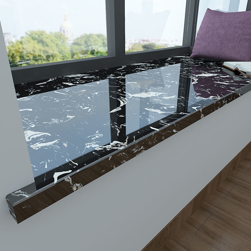 窗台石包边大理石窗框板人造石窗户套门框窗套线条阳台飘窗封边