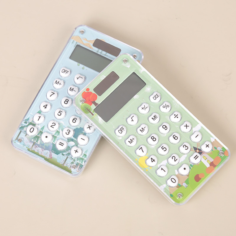 Wholesale Portable Calculator Mini Cute Student Exam Calculator Silent and Portable Small Computer