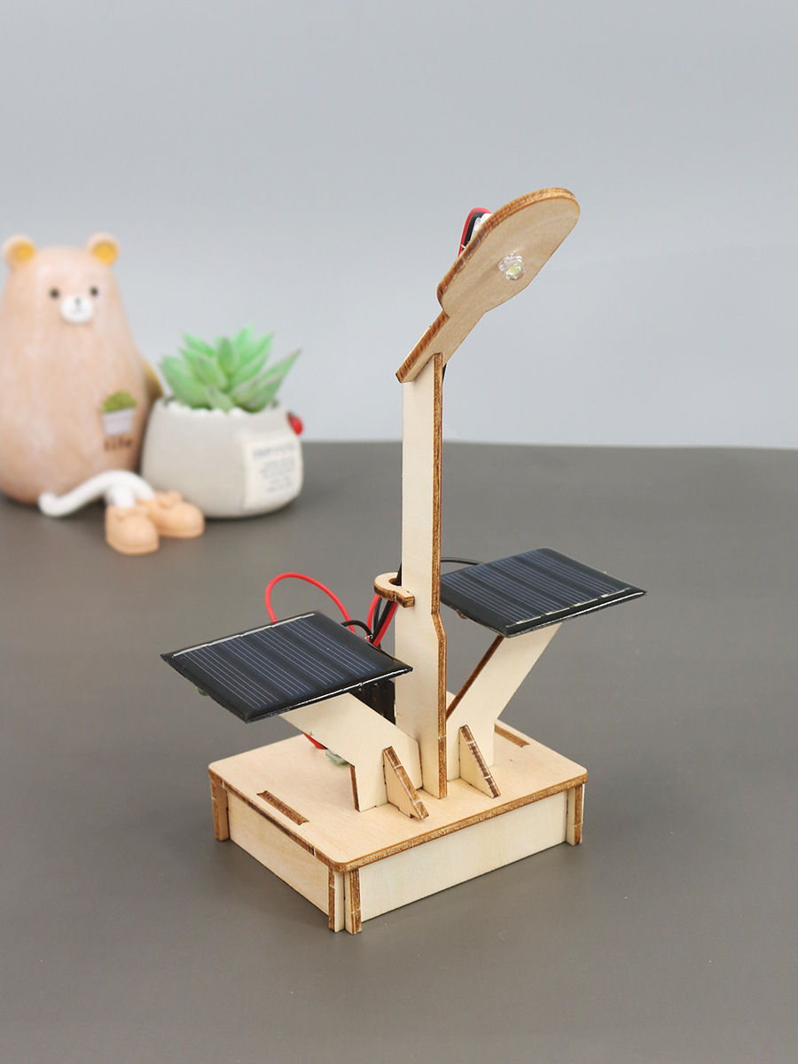 diy儿童手工科技小制作材料包小学生实验器材太阳能充电光控