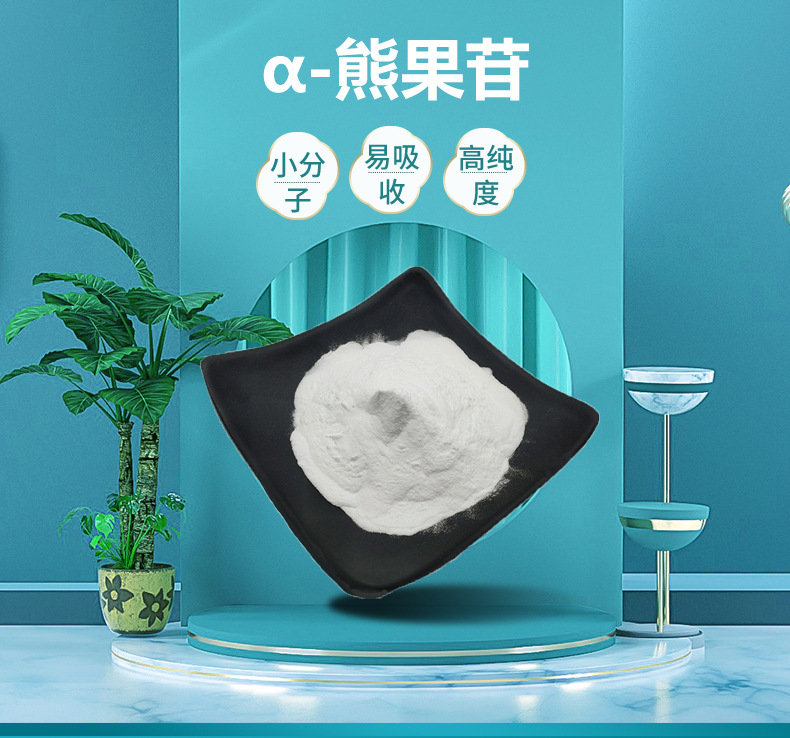 量大价优 α-熊果苷粉 化妆品原料 熊果苷原料 α-熊果苷98%