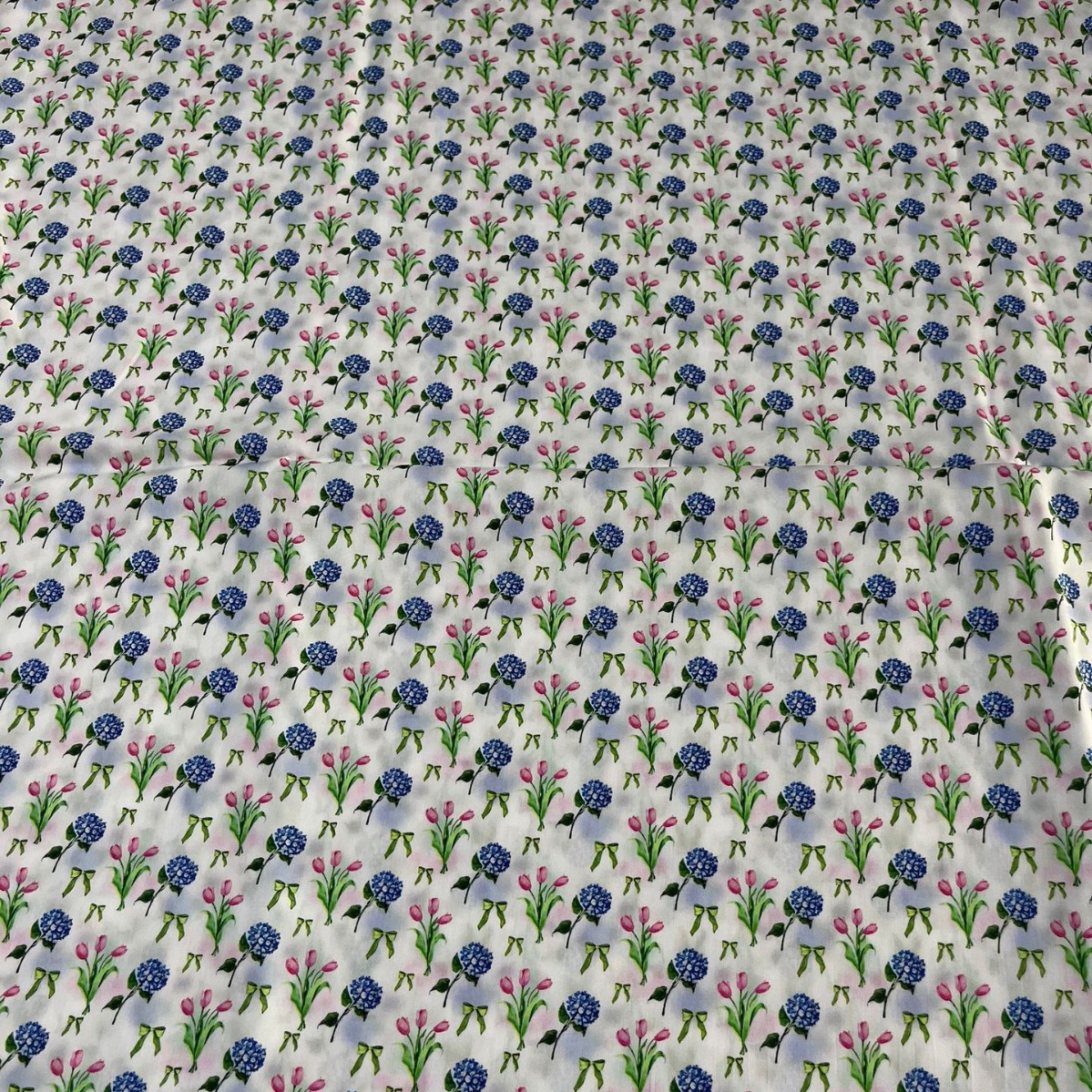 数码印花 45支棉绸 小清新花朵 小碎花花型 爆款diy面料 女装童装