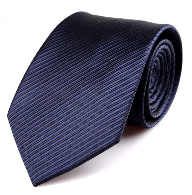 素色螺纹商务休闲领带现货批发定做厂家直供韩版纯色8cm男士领带