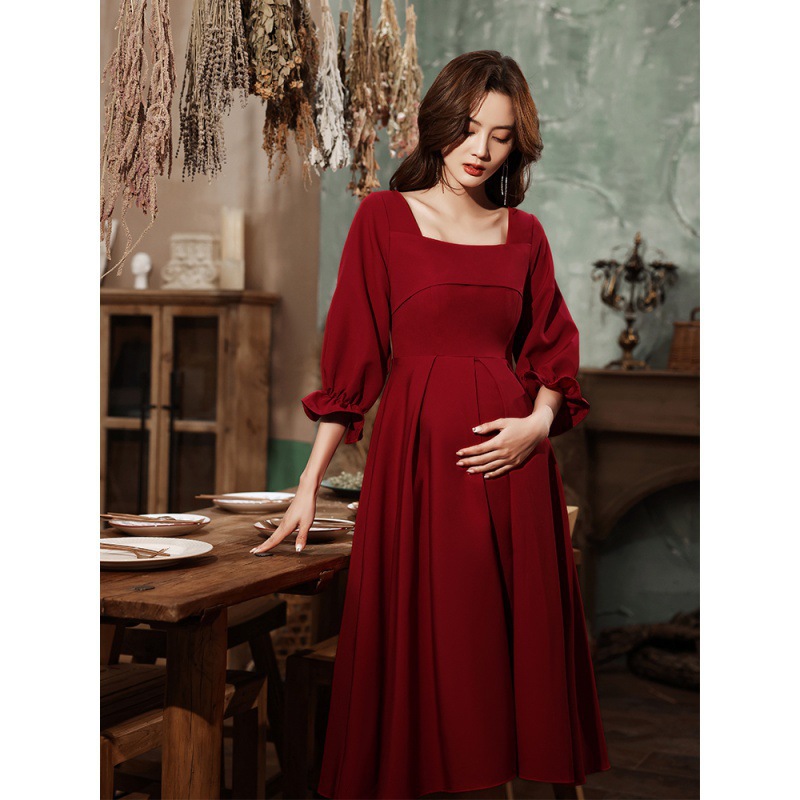 大码订婚礼服大码显瘦孕妇敬酒服女2022新款胖新娘订婚结婚遮孕肚