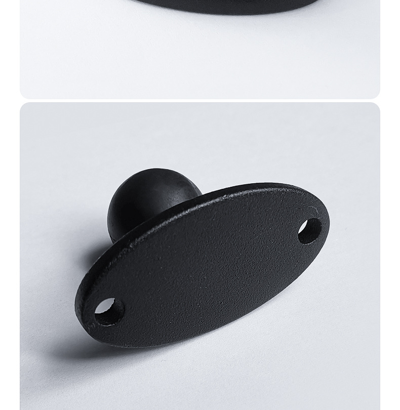 现货1英寸球金属转接头 大球头固定连接底座 导航仪背接固定支架