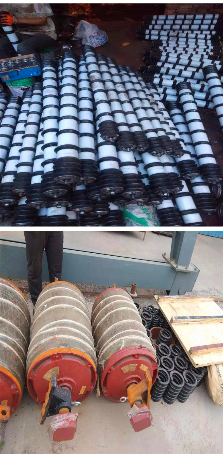批发输送机托辊 高分子托辊 梳型托辊 摩擦托辊 包胶托辊