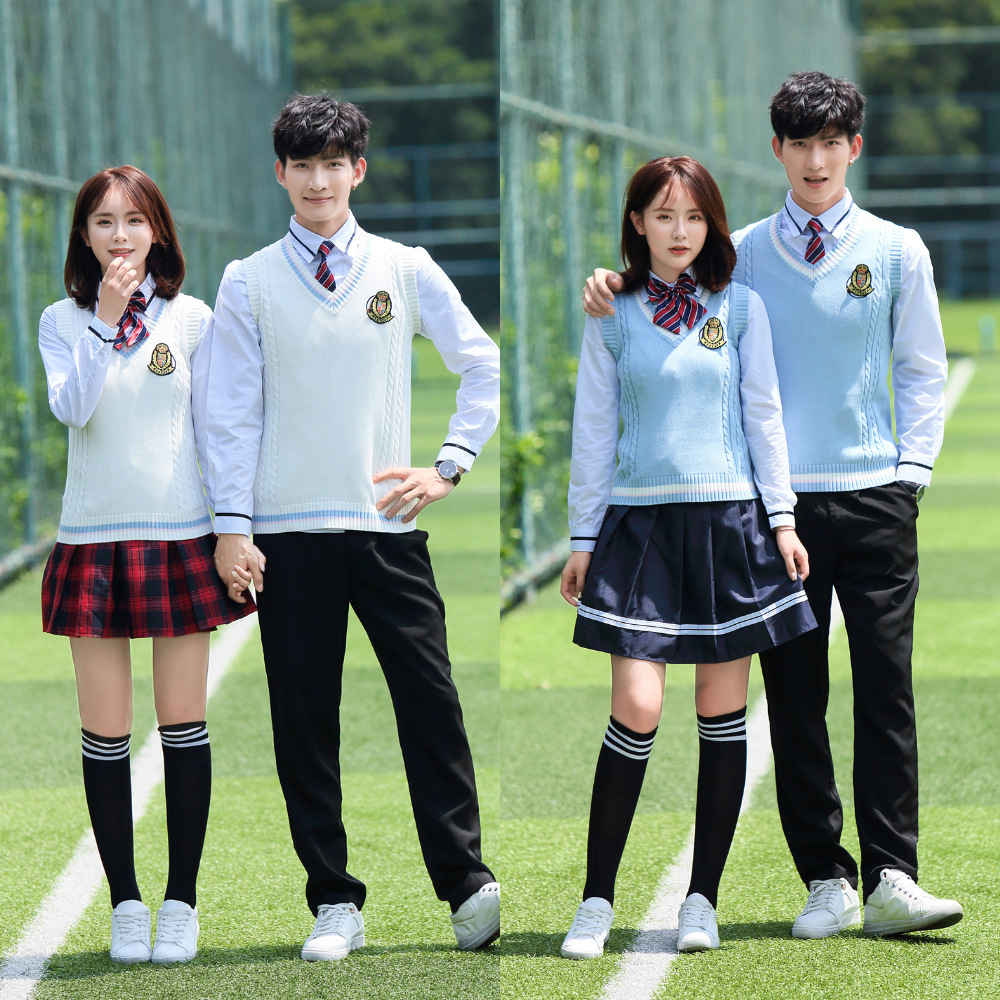 学院风日本班服秋季jk制服女dk男秋冬季英伦韩国高中学生校服套装