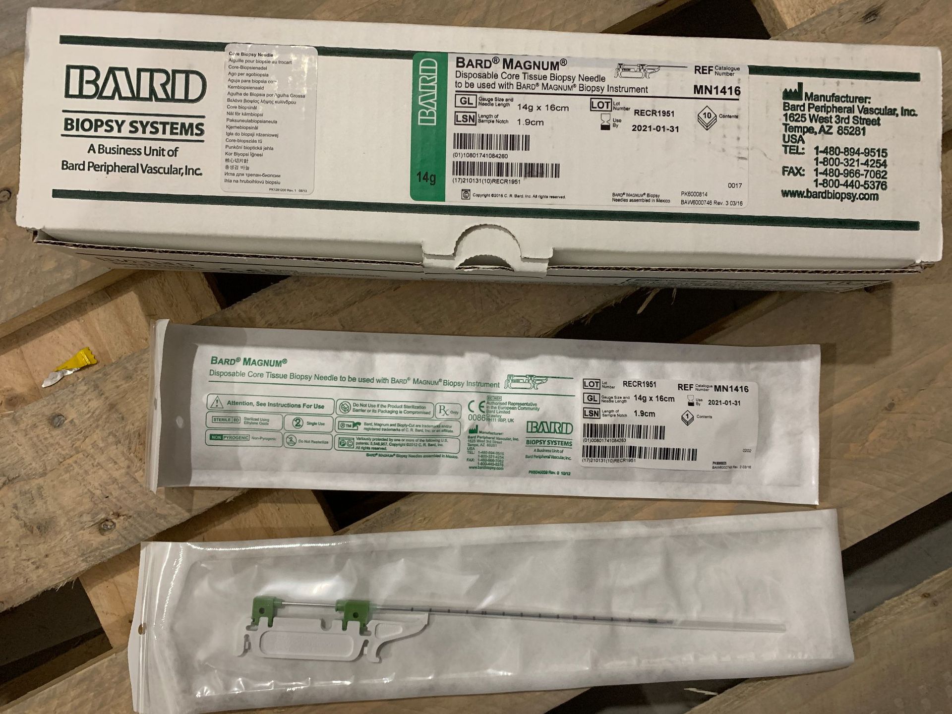 供应批发肺部活检针巴德肺活检临床使用 mc mn等