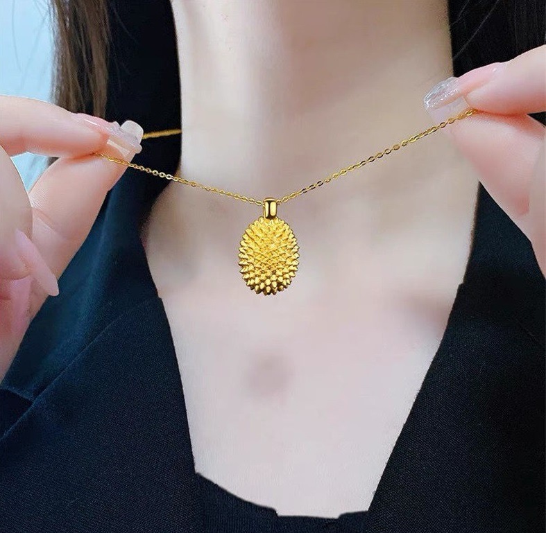 钛钢饰品批发钛钢保色项链女留你一生项链网红同款-阿里巴巴