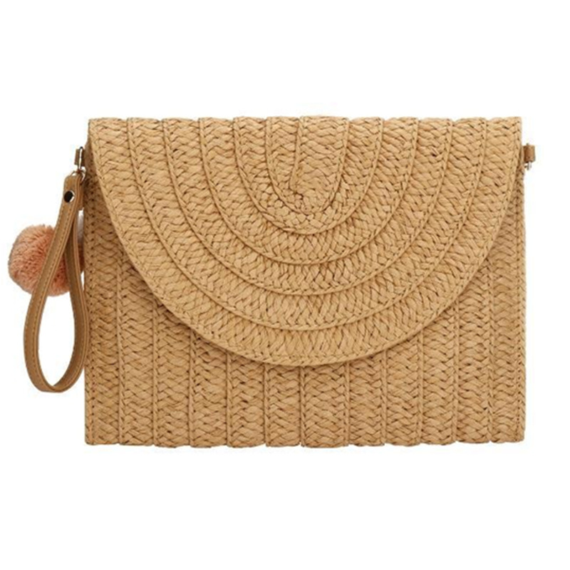 Artistic Fresh Internet Celebrity One Piece Dropshipping Female Summer New Straw Bag Hand Shoulder Dual-Use Crossbody Bag Woven Bag women bag