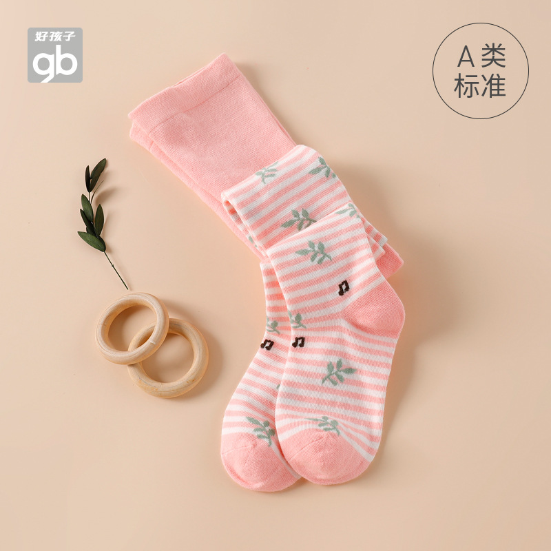 goodbaby好孩子宝宝袜子春季季儿童连裤袜亲肤吸汗裤
