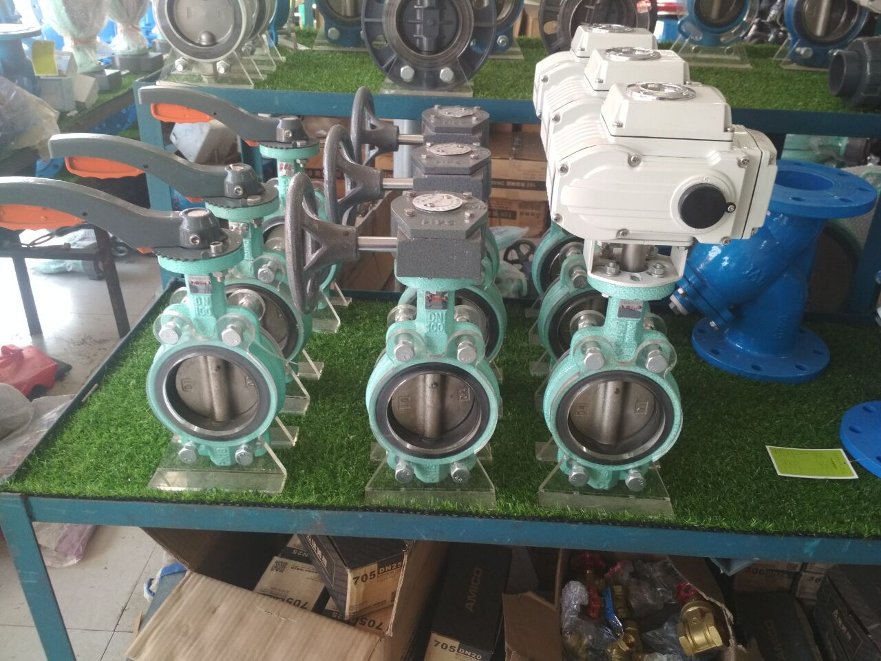 天津塘沽第--阀门厂tvi 电动蝶阀