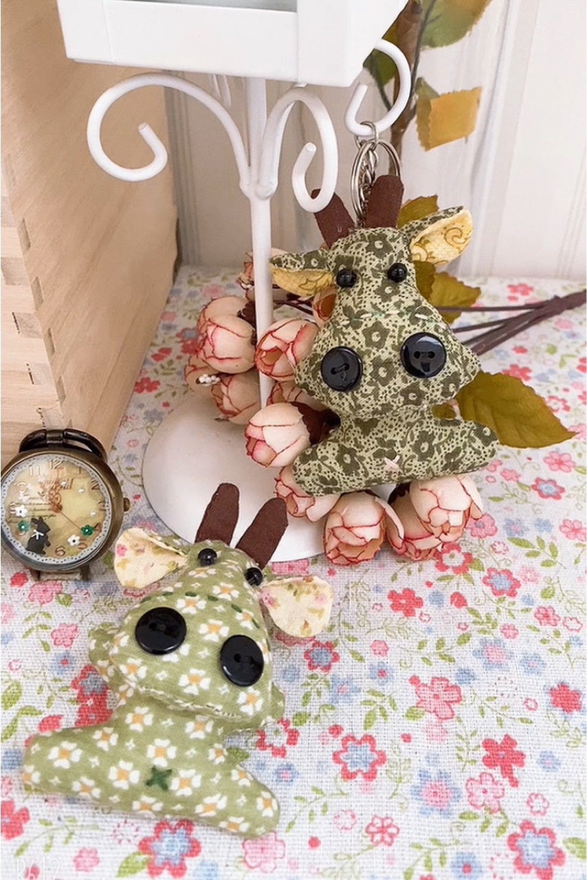 diy材料包新款热卖免裁剪手工小牛布偶手工课培训中心制作材料