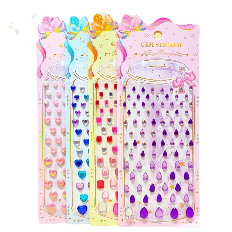 Catone acrylic Diamond Rhinestone stickers Children's crystal diamond stickers can be customized