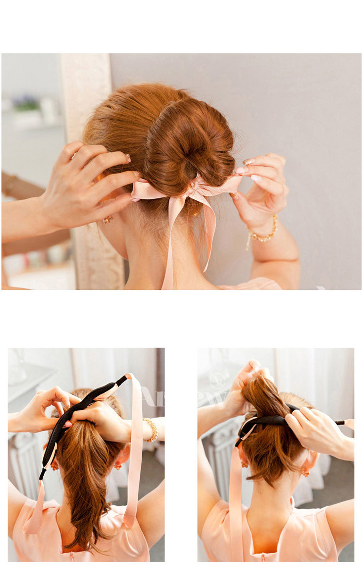 韩国升级版盘发神器韩版海绵丸子头盘发棒花苞头美发发型工具头饰