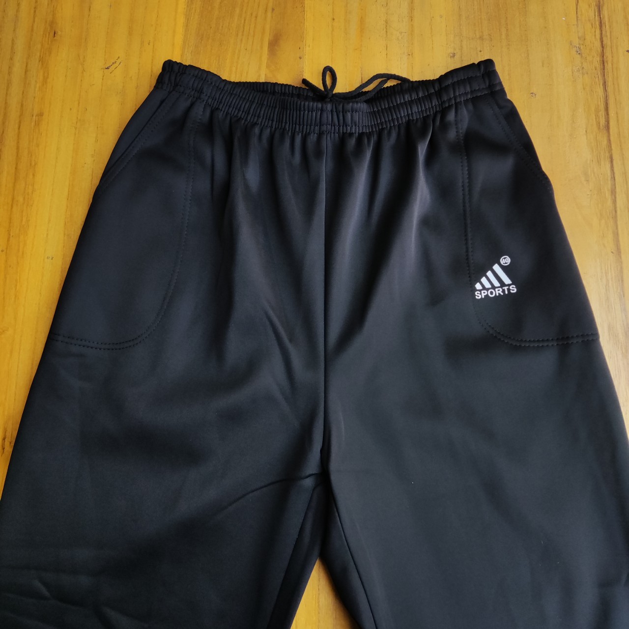 加绒男士休闲裤秋冬加厚长裤工作裤厚系绳松紧腰裤子男