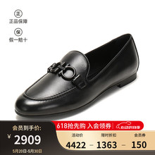 菲（F）女士休闲鞋平底鞋便鞋 0715302 黑色 5.5 C