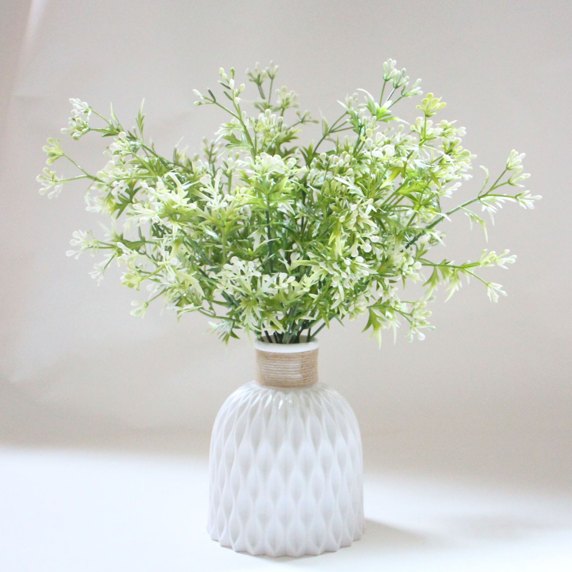 跨境仿真花米兰果珍珠果 家居装饰花束婚庆干花新娘手捧假花外贸