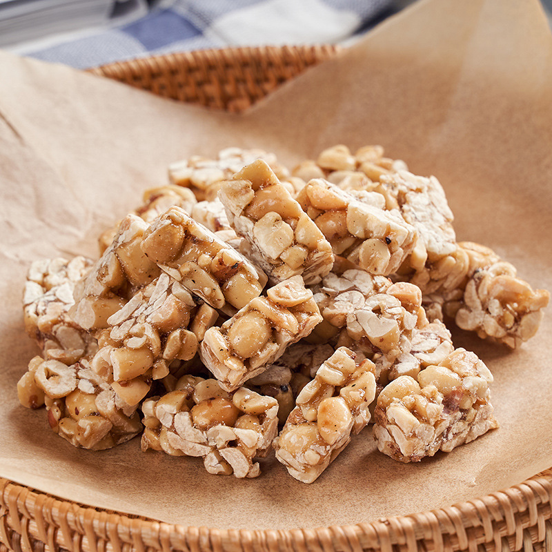 传统手工芝麻花生酥糖500g原味散装零食网红四川特产老式酥糖包邮