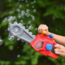 YX出口美国 PLAYDAY原装电锯造型电动泡泡机儿童玩具  嗡嗡电锯音
