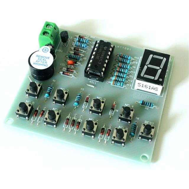 cd4511八路 数显 抢答器套件 8路 技能竞赛 实训 diy 散件