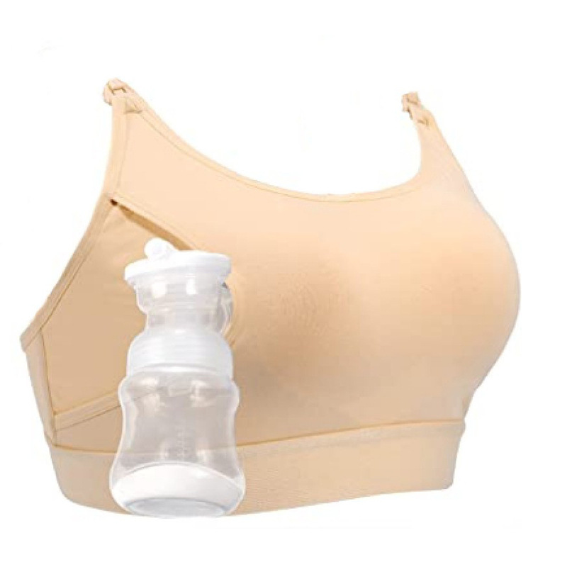 Wholesale Autumn Postpartum Mother Hands-Free Nursing Underwear Strapless Pregnant Women Hands-Free Breast Milk Bra