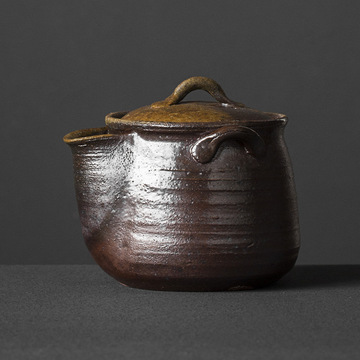 向美手工柴烧宝瓶壶手抓壶陶瓷防烫功夫茶具茶壶盖碗泡茶壶茶道