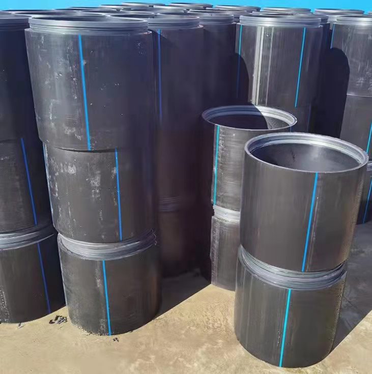 现货pe置换短管 非开挖pe顶管 承插式工程修复短管280 450 630