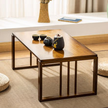 楠竹飘窗小茶几榻榻米日式矮桌子茶桌小桌子卧室坐地折叠炕桌家用