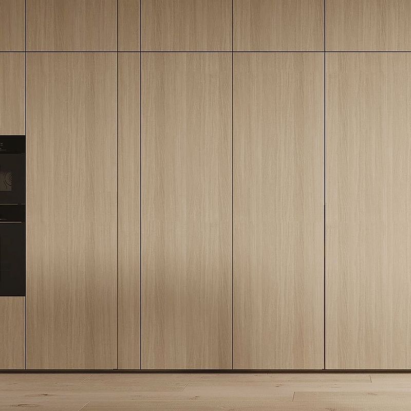 极简隐形门暗门电视背景墙板客厅门墙一体实木护墙板木饰面板格栅