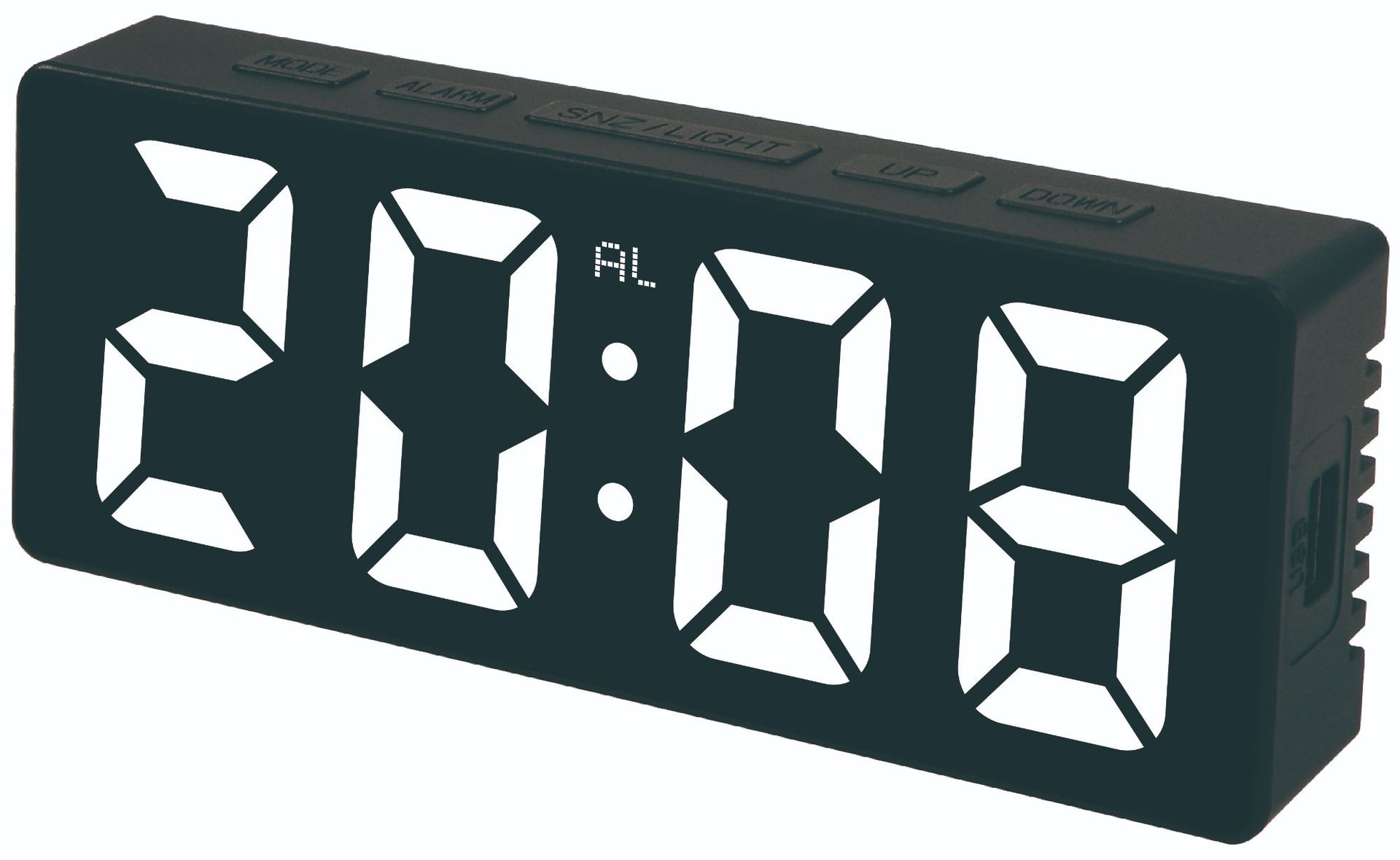 0成交197台新款led投影时钟多功能数字闹钟自动感光电子时钟带usb充