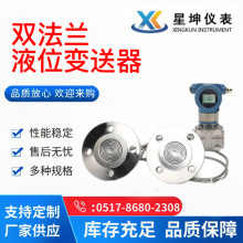 双法兰液位变送器 智能双法兰液位计 差压液位变送器 4-20mA 316L