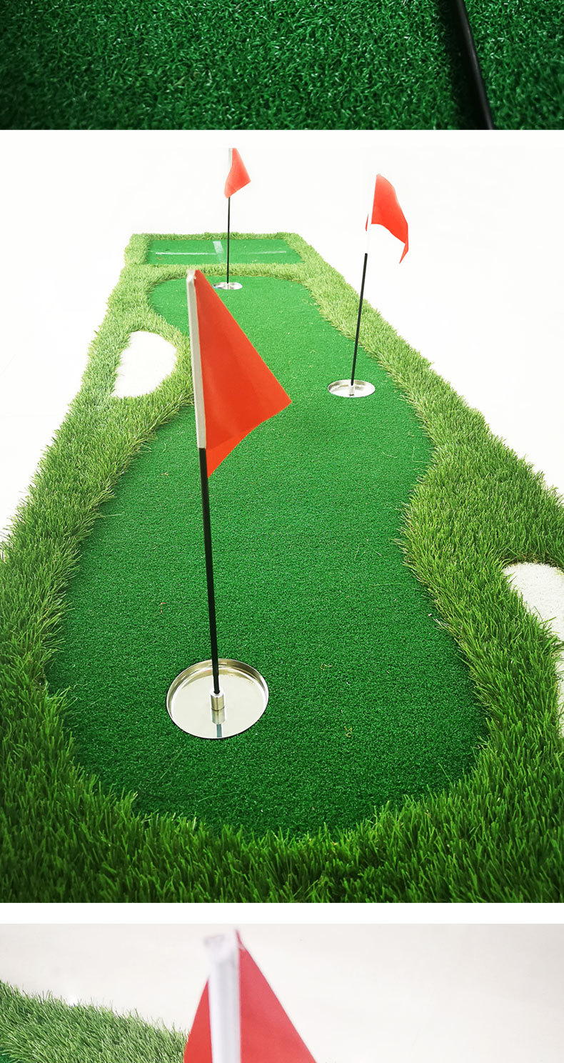高尔夫洞杯不锈钢洞杯果岭用品果岭旗杆组合练习果岭旗杆套装红旗