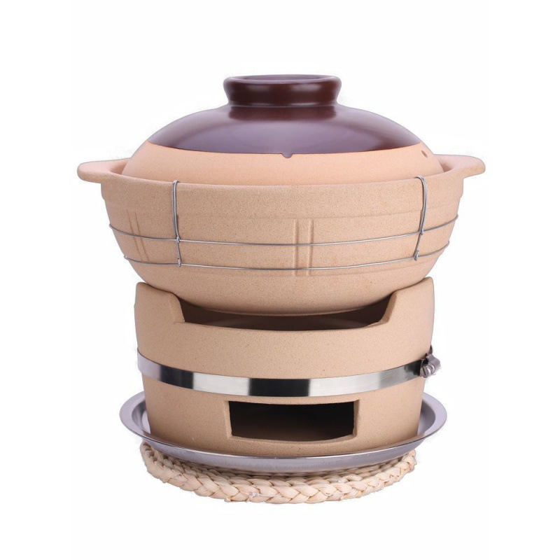 打边炉炭炉木炭火锅碳炉老式陶土灶炖锅涮锅砂锅煲小炉子家用商用