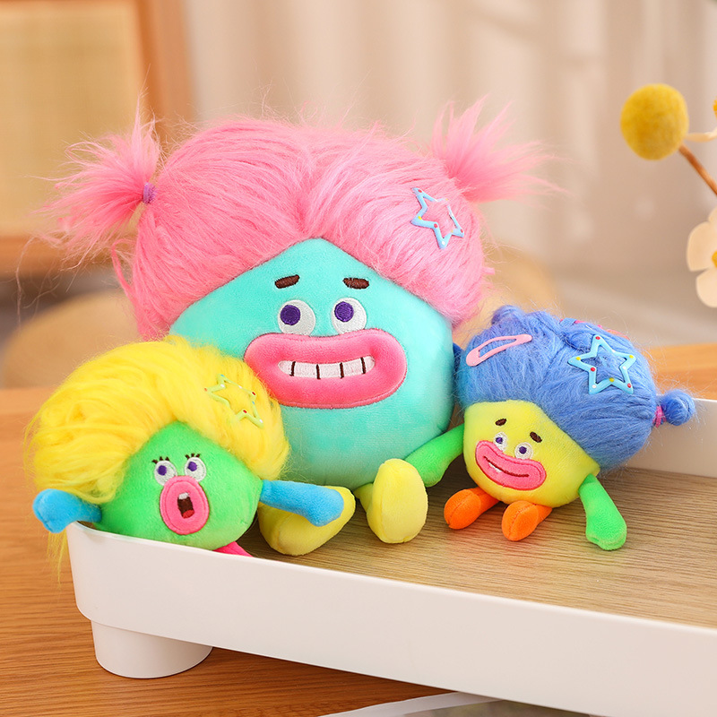 新款百变大嘴怪毛绒玩具正版鼻涕熊丑娃玩具公仔娃娃生日跨境批发