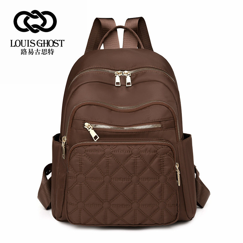 New 2024 Casual Women's Oxford Backpack Fashion Simple Urban Commuter Travel Backpack