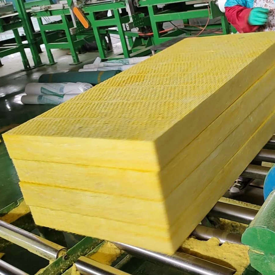 吸音隔热铝箔玻璃棉板 外墙保温憎水玻璃棉板a级防火玻璃棉保温板