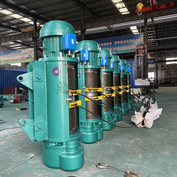 5吨单速起重葫芦cd1型5t12m钢丝绳吊钩电动葫芦380v电葫芦