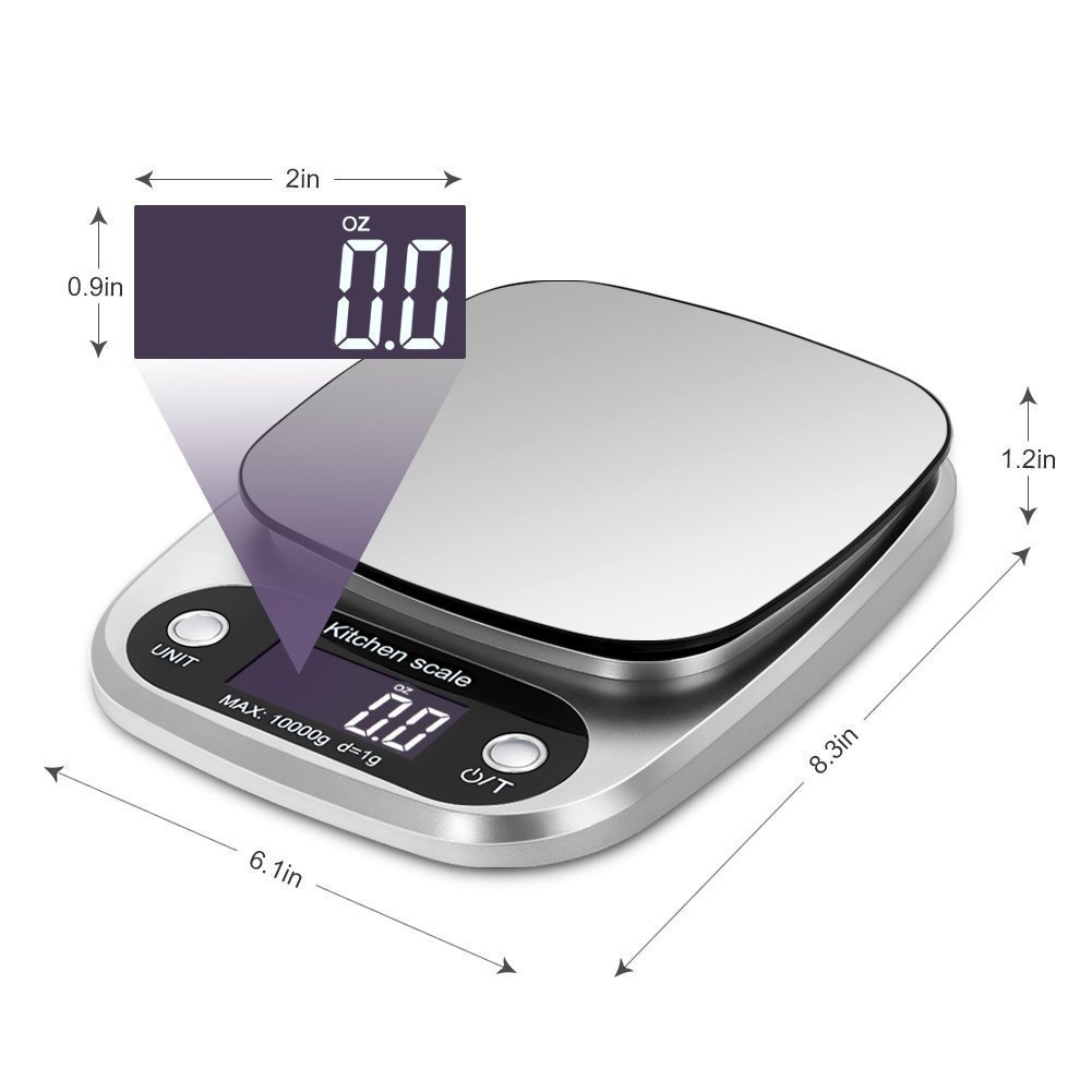 Household Kitchen Electronic Scale Multi-Purpose Popular Food Table Scale Platform Scale Baking Scale Medicinal Coffee Scale Mini-Portable