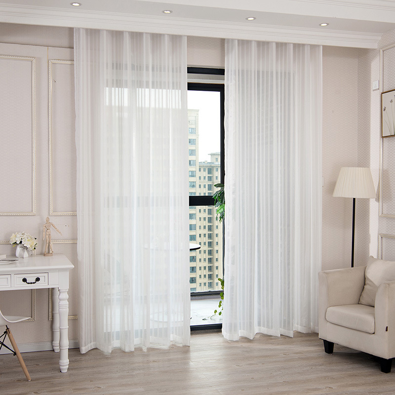 提花欧根纱窗帘布