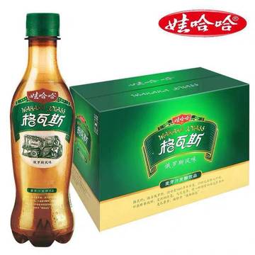 娃哈哈格瓦斯饮料600mlx6/12瓶整箱啤酒风味碳酸可乐饮品包邮