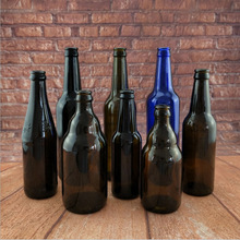 新款330m棕色啤酒瓶l250毫升透明汽水饮料瓶500ml茶色玻璃啤酒瓶