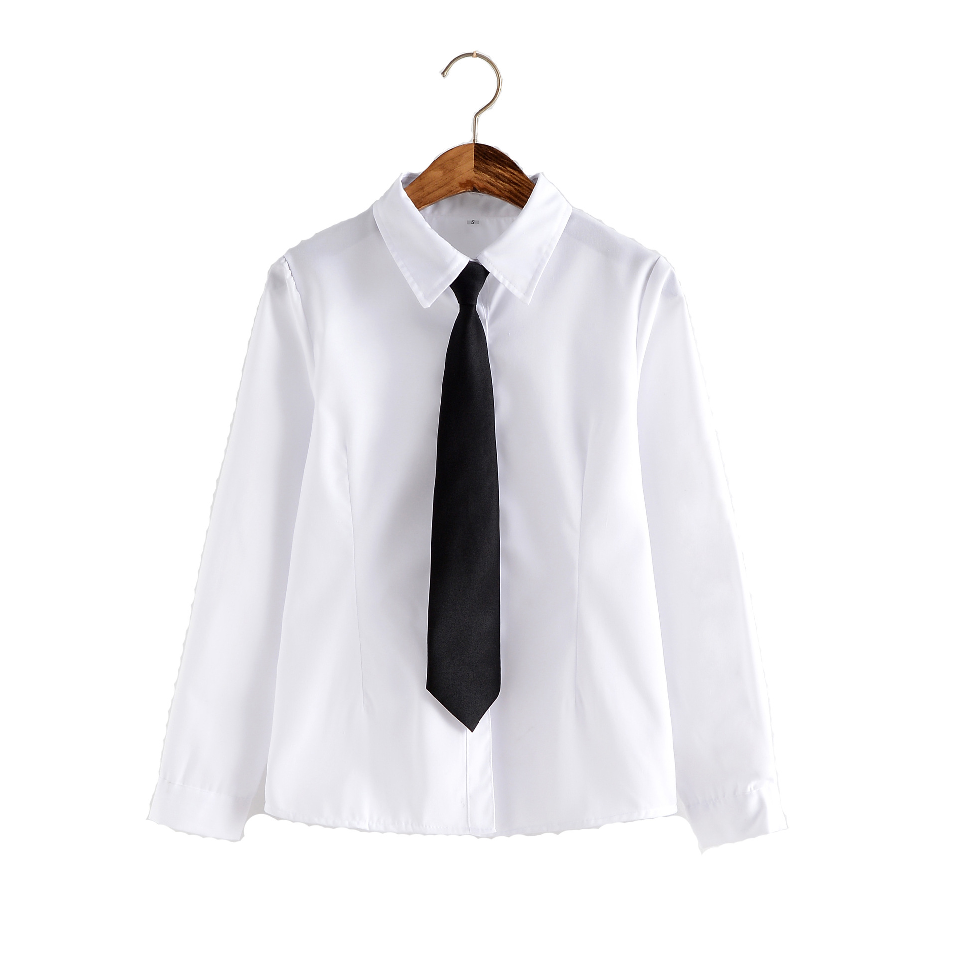 长短袖衬衫职业工装结婚摄影毕业服白衬衫刺绣工作服校服印字logo