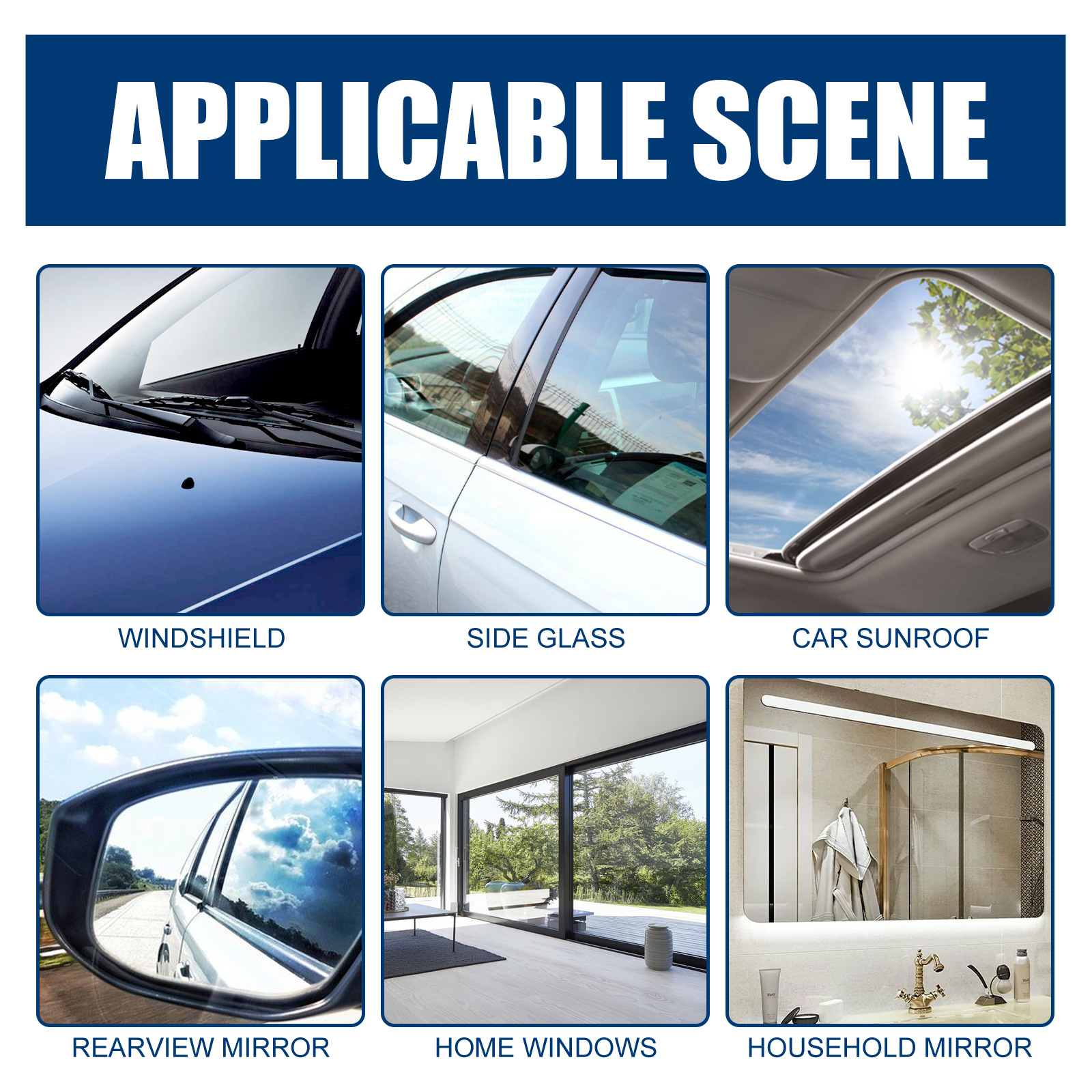 Rayhong Car Glass Deep Cleaning Polishing Paster Glass Scratch Repair Polish Polishing Paster Cleaning Decontamination