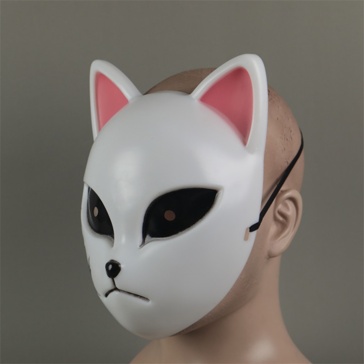 鬼灭之刃面具头套嘴平伊之助猪头面具万圣节动漫表演装扮抖音道具