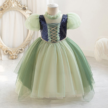 儿童冰雪奇缘艾莎安娜公主裙连衣裙幼儿园舞台表演童裙生日礼服装