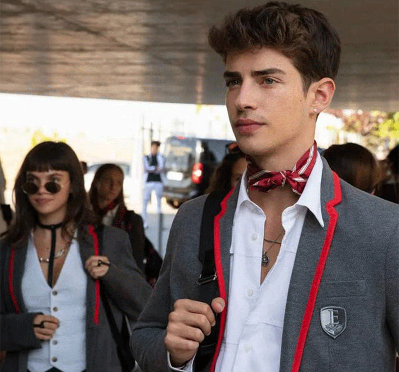 西班牙电视剧名校风暴cos服 精英elite校服英伦风jk校园制服现货