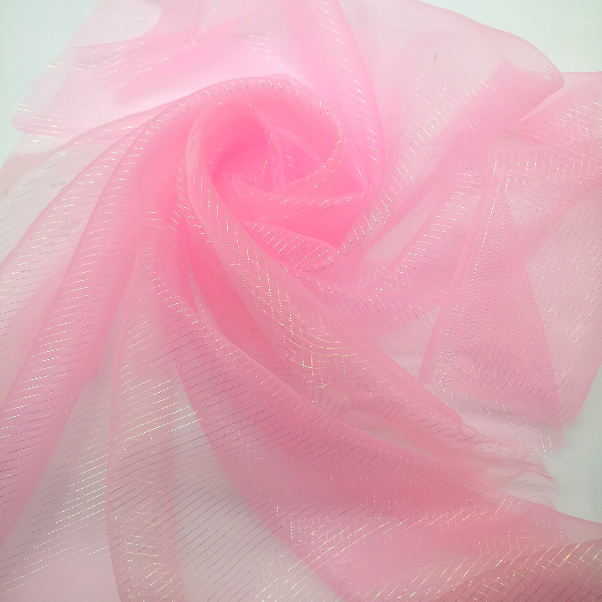 双色欧根纱渐变雪纱软纱布装饰变色纱布 装饰装潢纱布 鲜花纱多色