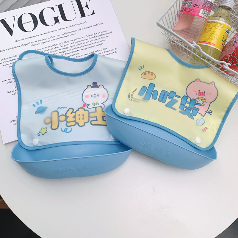 Baby Eating Bib Children Waterproof Bib Infant Three-Dimensional Feeding Bib Kids large Disposable Bib